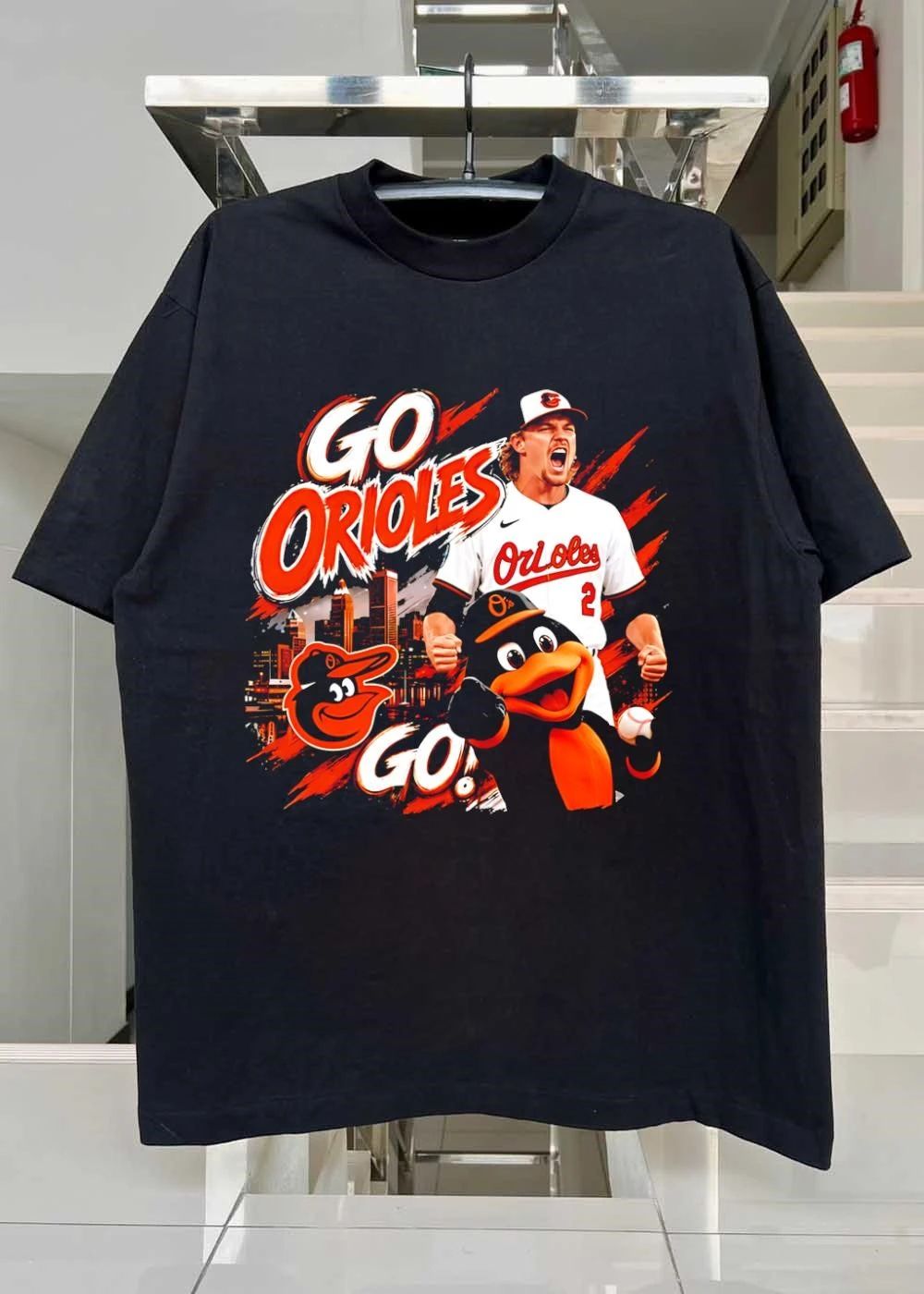 Gunnar Henderson Baltimore Orioles Baseball Mascot Fan shirt
