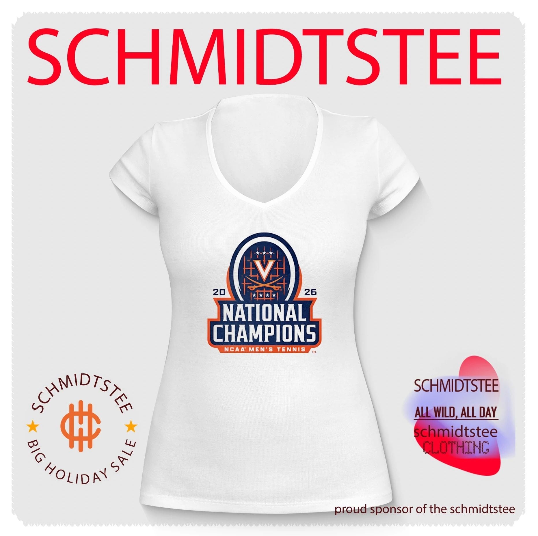 Virginia Cavaliers 2026 Tennis NCAA Champions shirt