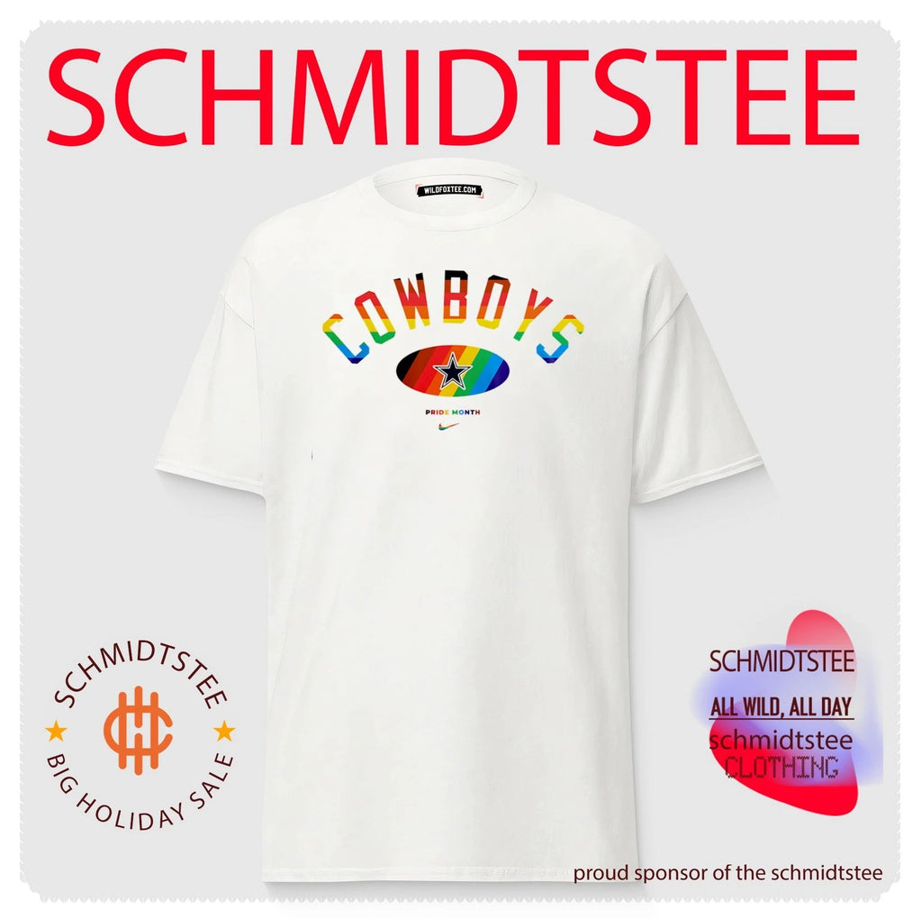 Dallas Cowboys Pride Month Rainbow logo shirt