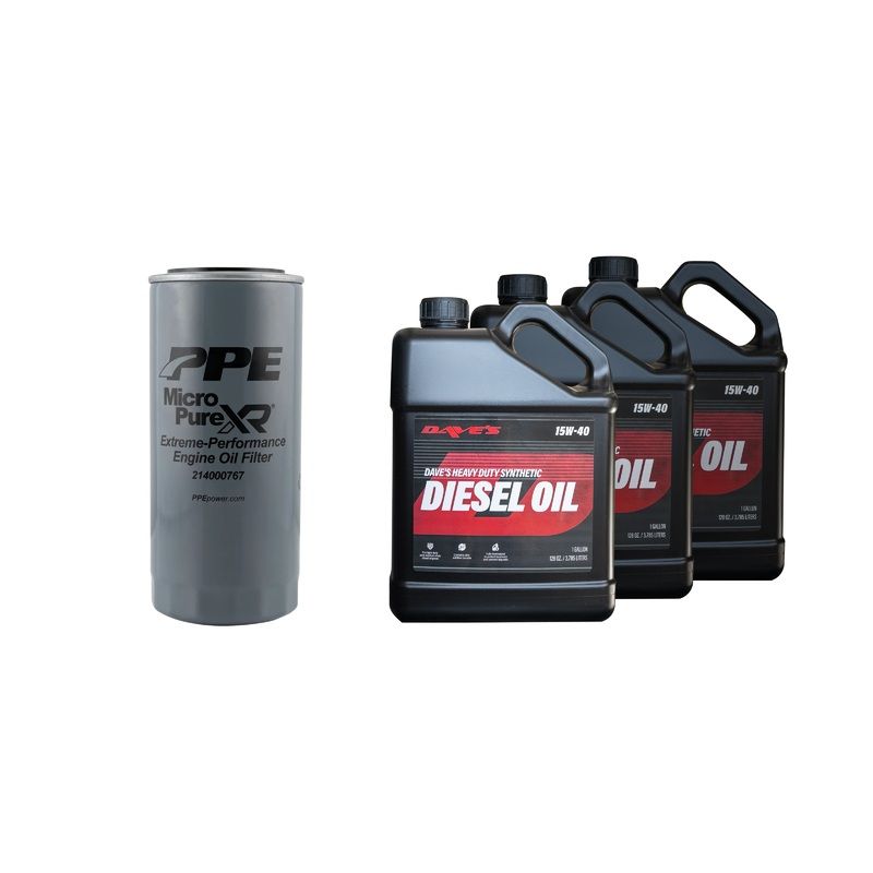 1989-2025 Cummins 5.9L and 6.7L Oil Change Package