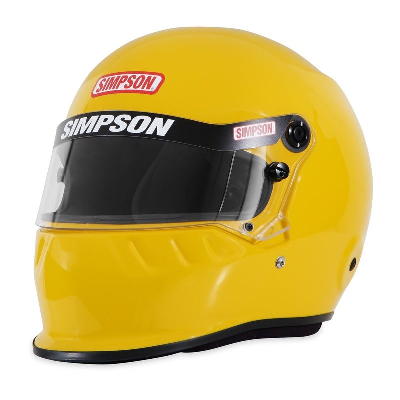 Simpson Racing SD1 Helmet – XL – YELLOW – Extra Large – Yellow -SA2020