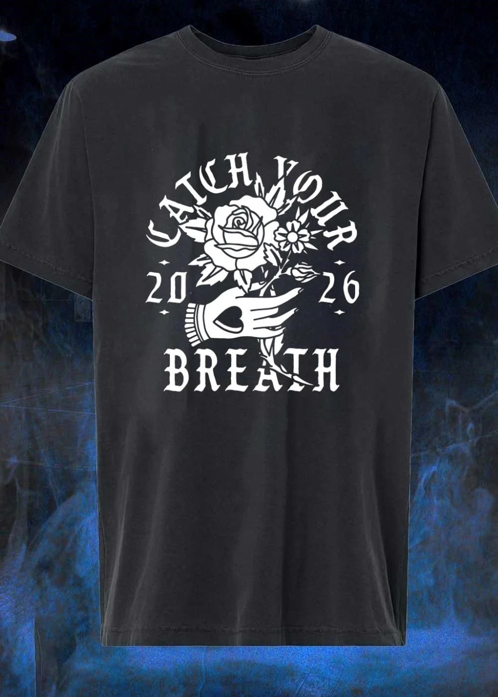 Catch Your Breath 2026 Floral Hand Heart Shirt
