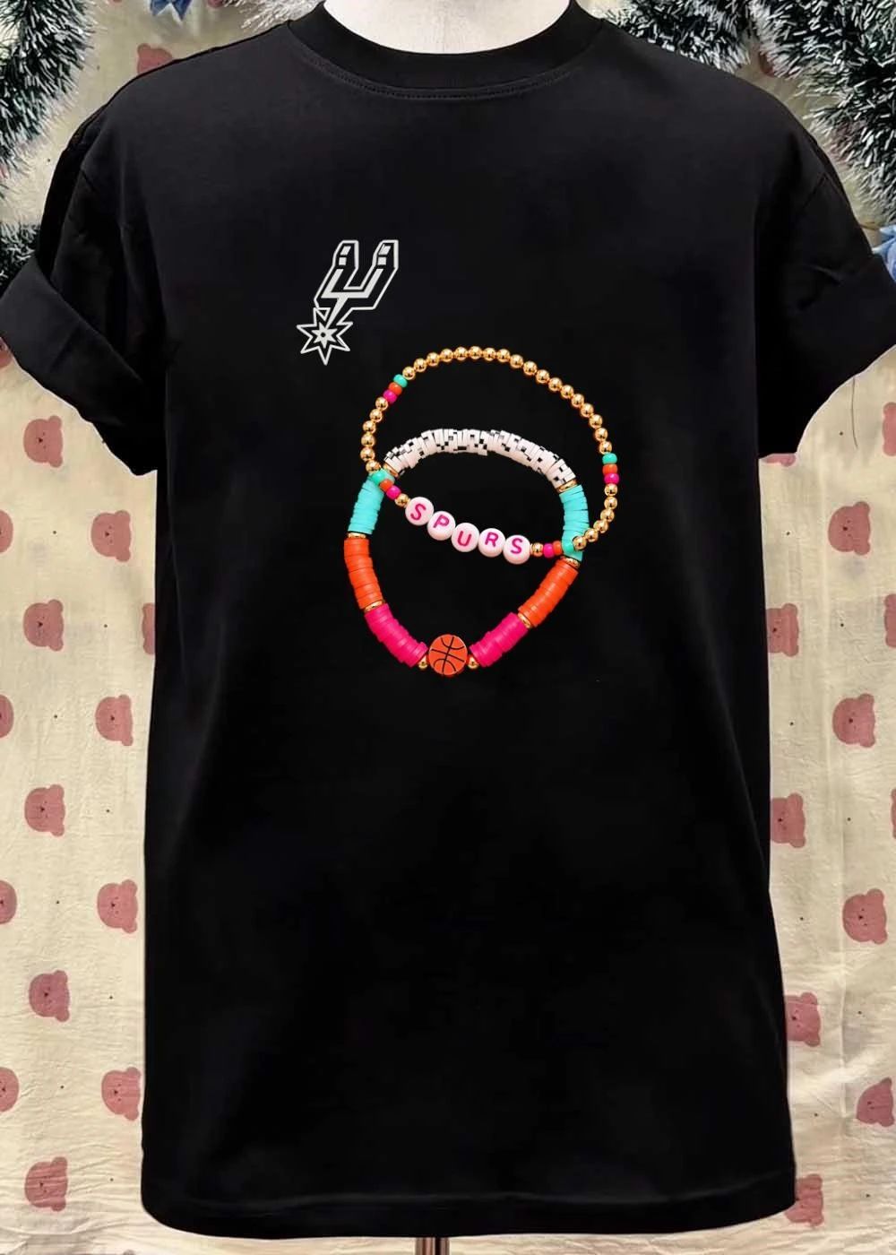 Spurs Jewelry Bracelet San Antonio Spurs T-Shirt