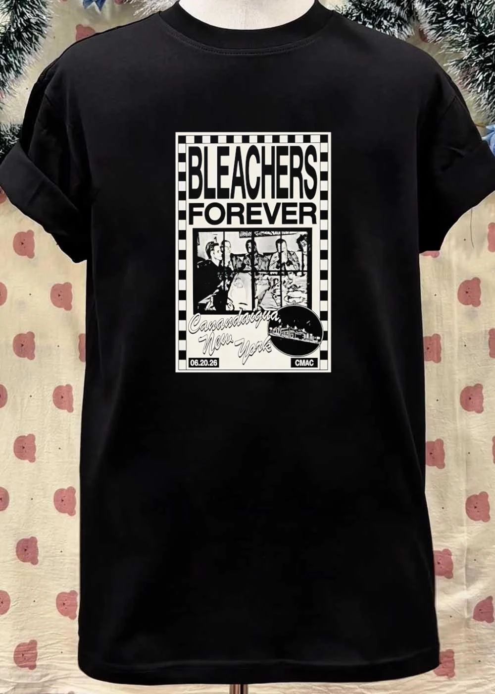 Bleachers Forever Canandaigua New York 06.20.26 CMAC concert poster shirt