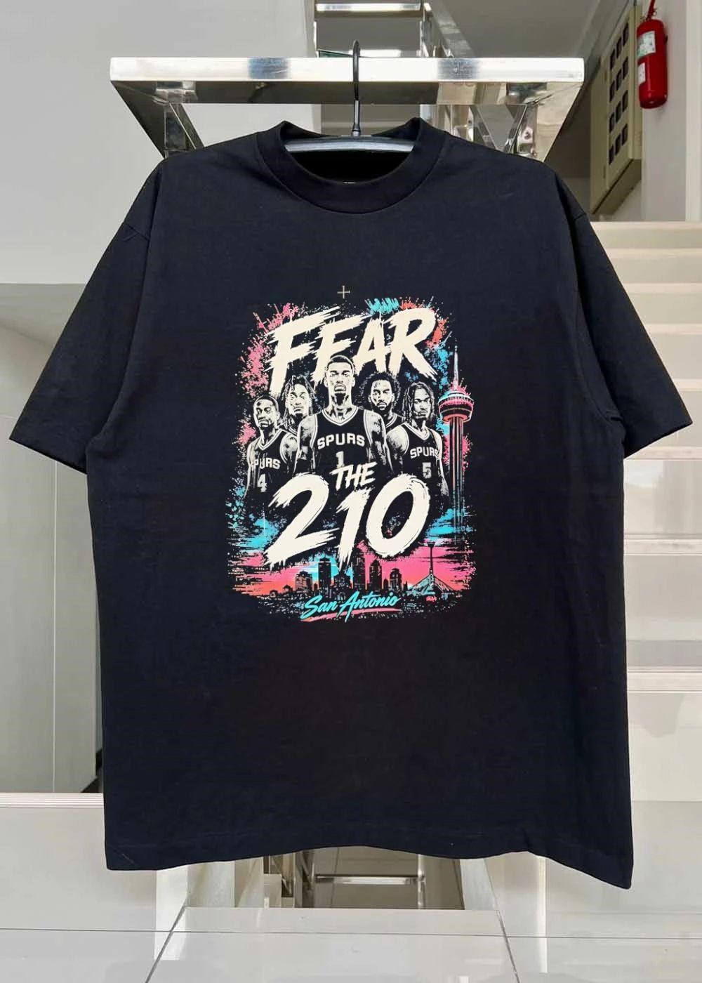 Fear the 210 San Antonio Spurs Basketball T-Shirt