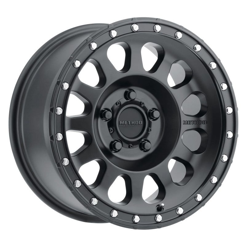 Method MR315 17×8.5 0mm Offset 5×150 110.5mm CB Matte Black Wheel