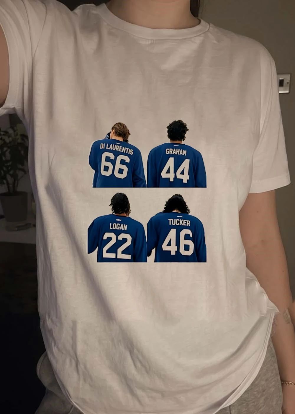 Di Laurentis 66 Graham 44 Logan 22 TTucker 46 The Hockey Guys Jersey shirt