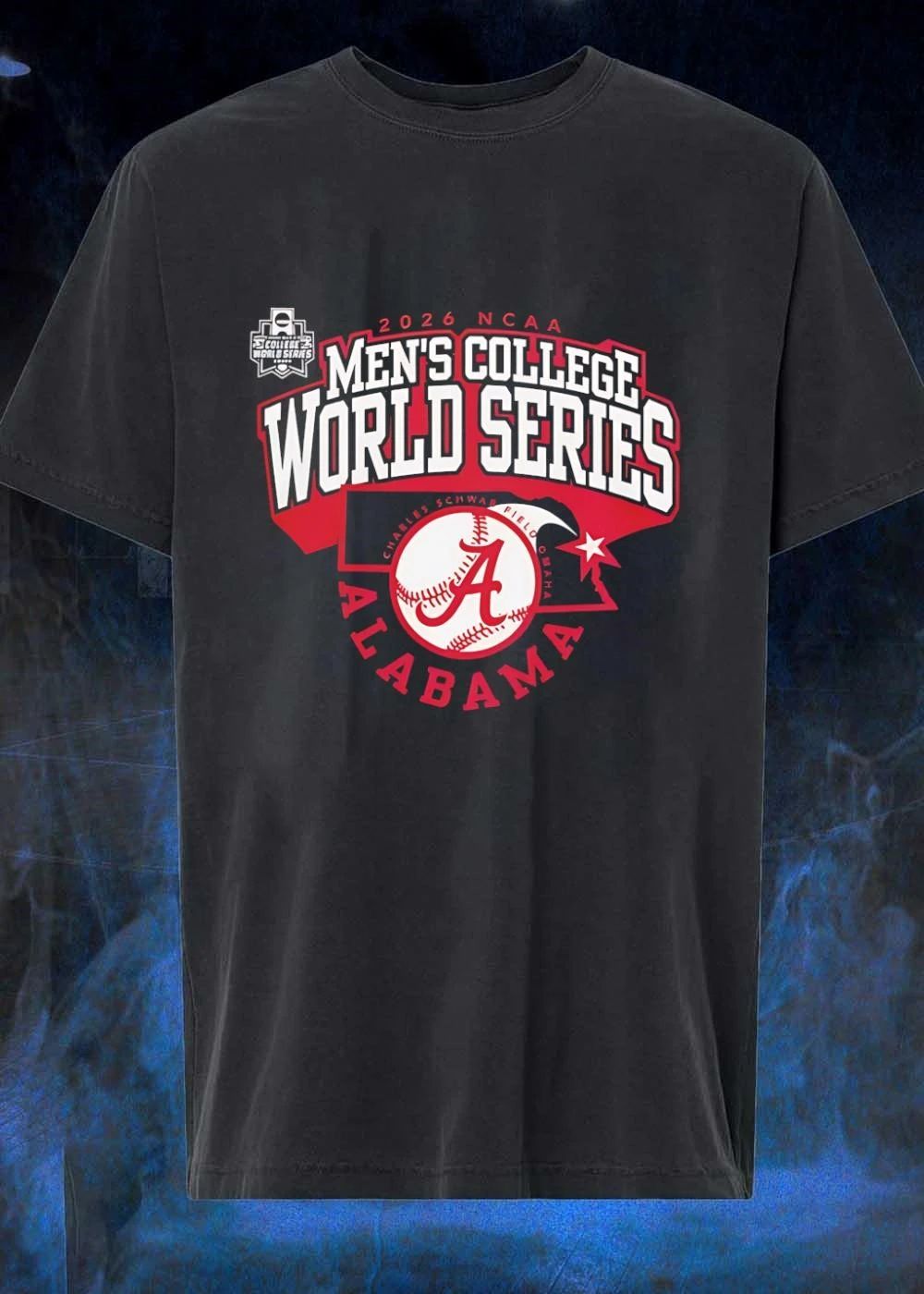 2026 NCAA Men’s College World Series Alabama Shirt