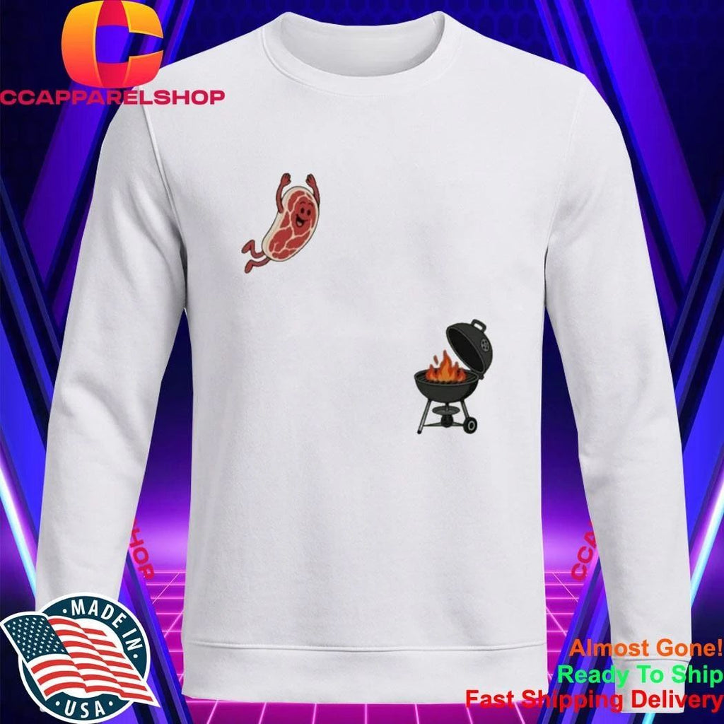 BBQ Jumping Steak Funny 2026 Shirt