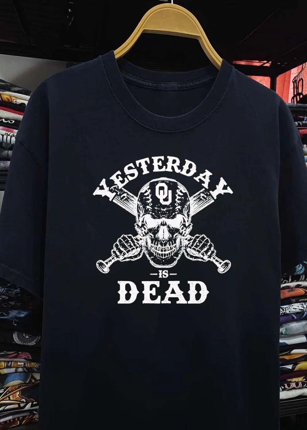 Yesterday Is Dead Oklahoma Sooners Skull shirt
