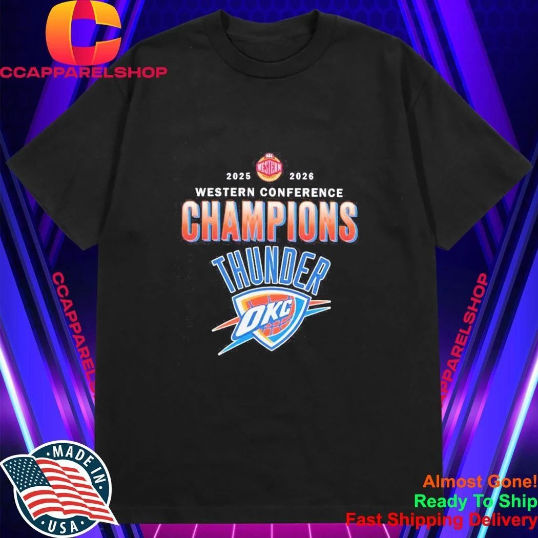 Oklahoma City Thunder Finals Western Conference Champions 2025 2026 retro Shirt