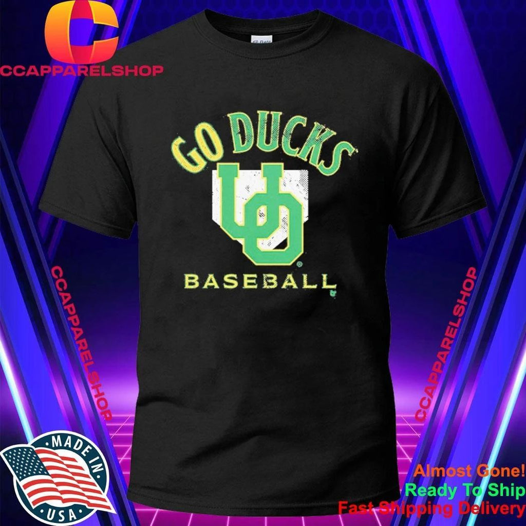 Oregon Baseball Home Plate Shirt