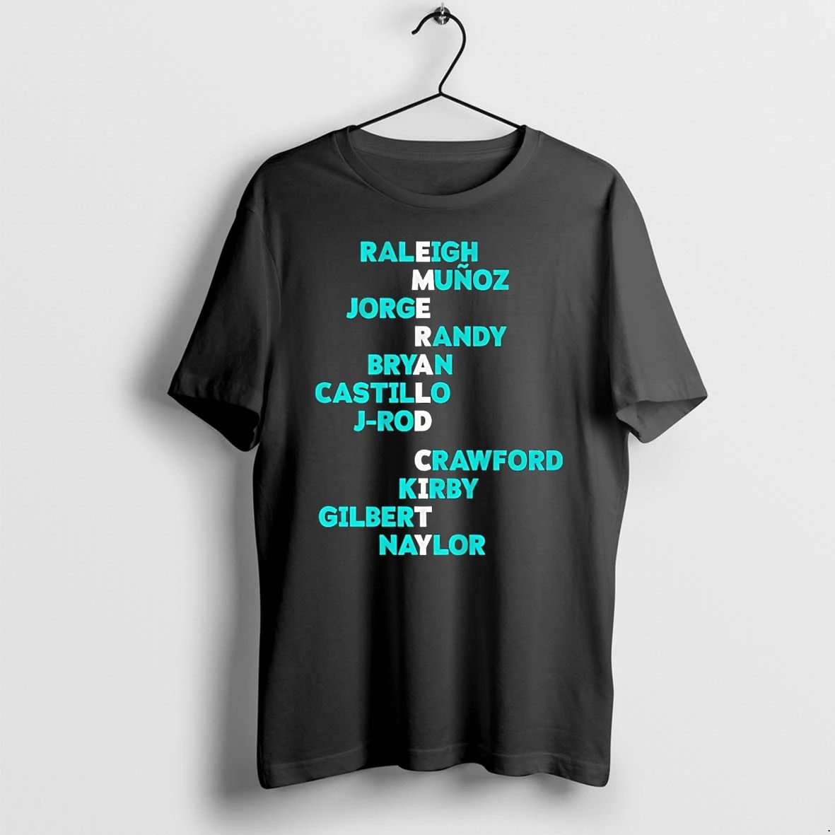 Emerald City Acrostic Seattle Mariners Name Player Tshirts Sweater