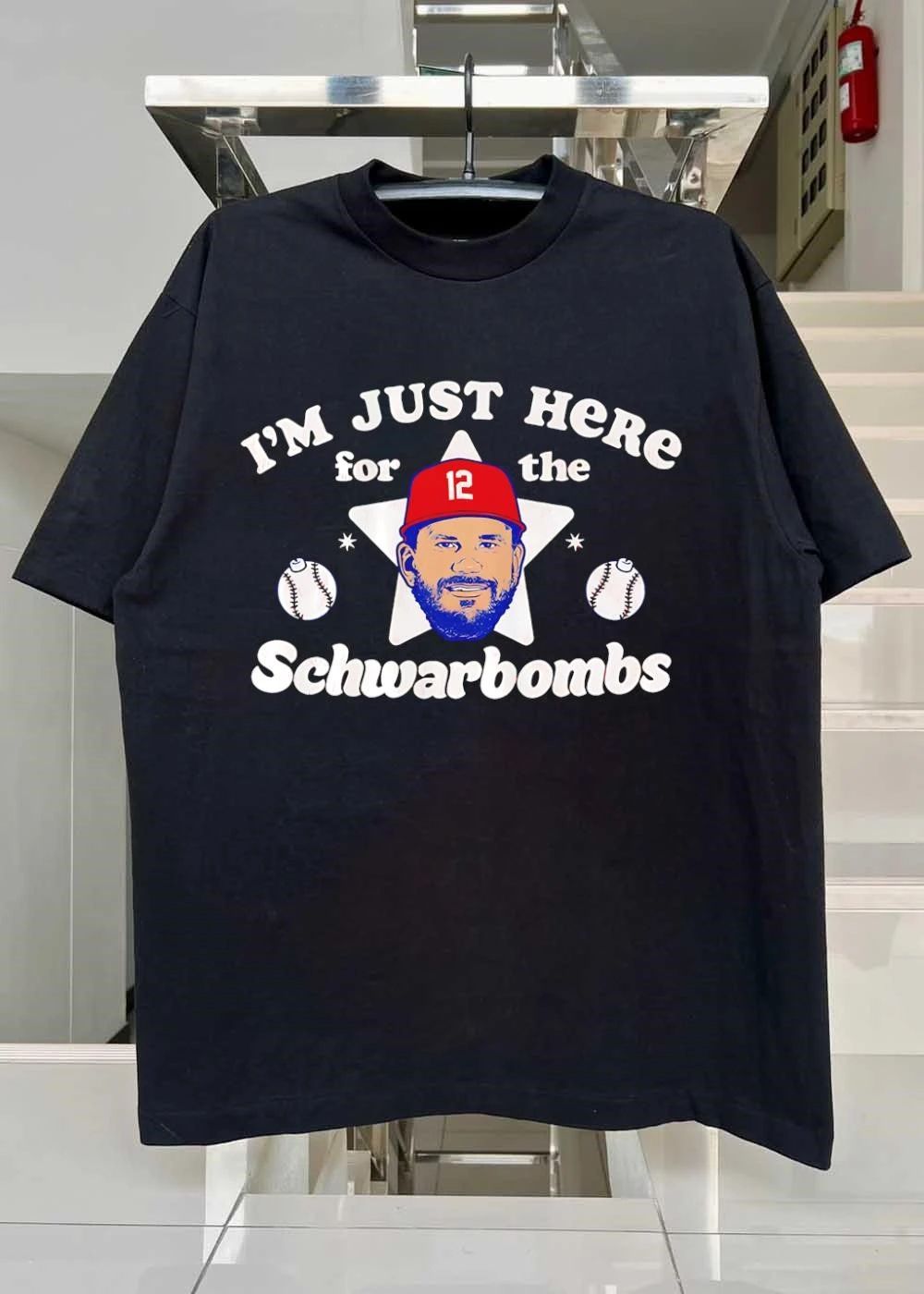 MLB Players Association Kyle Schwarber I’m Just Here for the Schwarbombs shirt