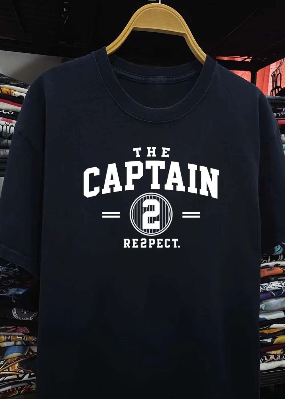 Derek Jeter the Captain Number 2 RE2PECT New York Yankees MLB Legacy 2026 Shirt