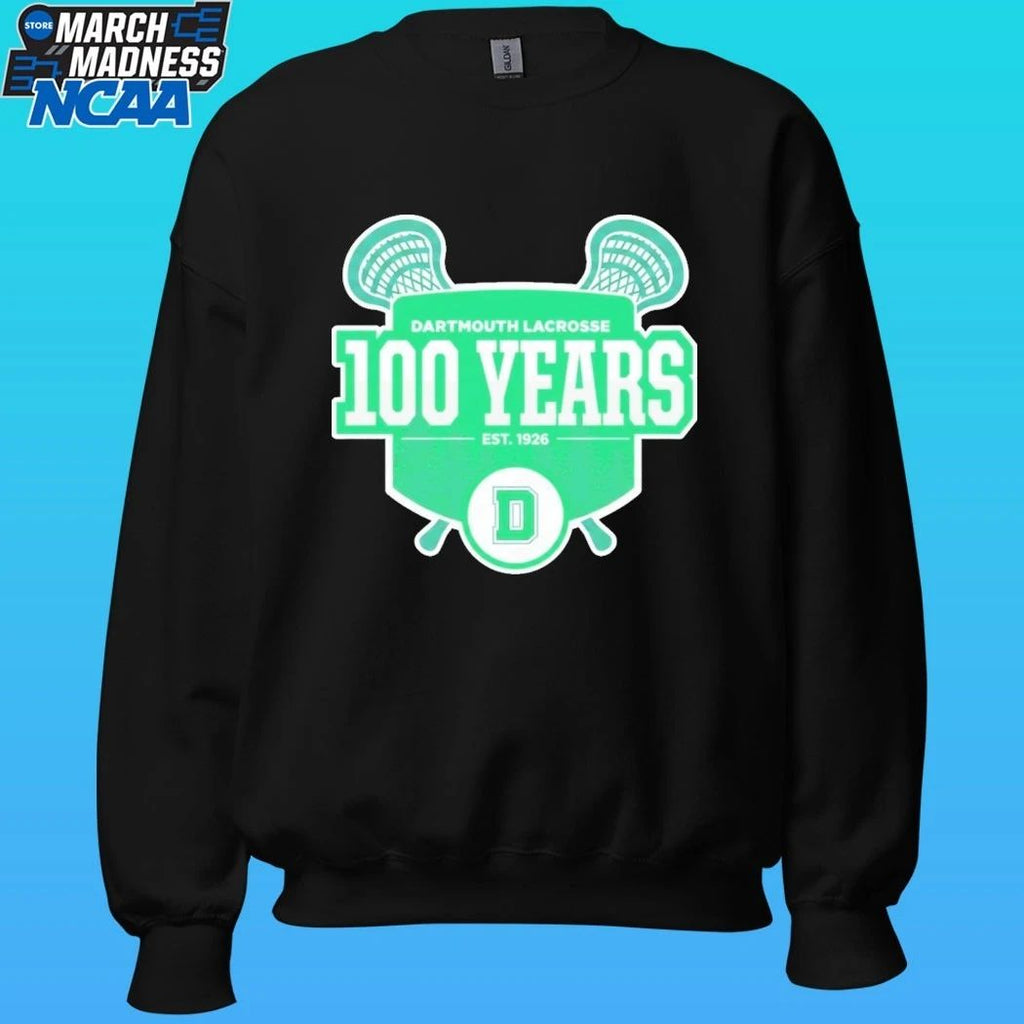 Dartmouth Lacrosse 100 Years Est 1926 Logo Shirt