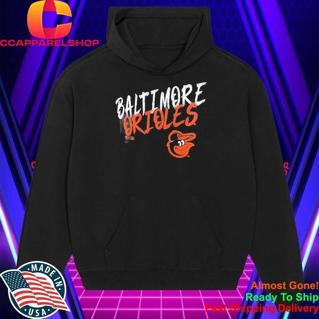 Baltimore Orioles Personalized Name Number Black Hustle Shirt