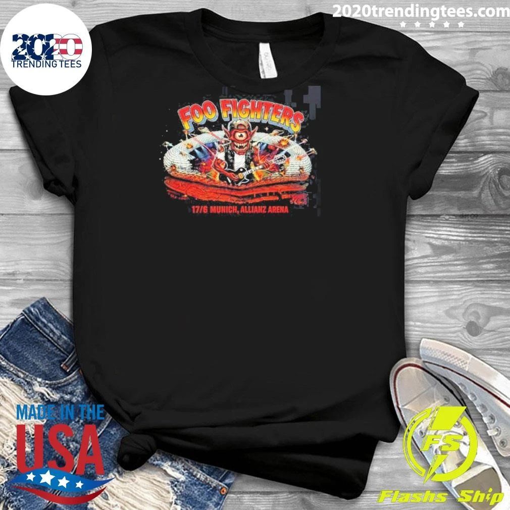 Foo Fighters Munich Germany At Allianz Arena On 17 June 2026 Shirt