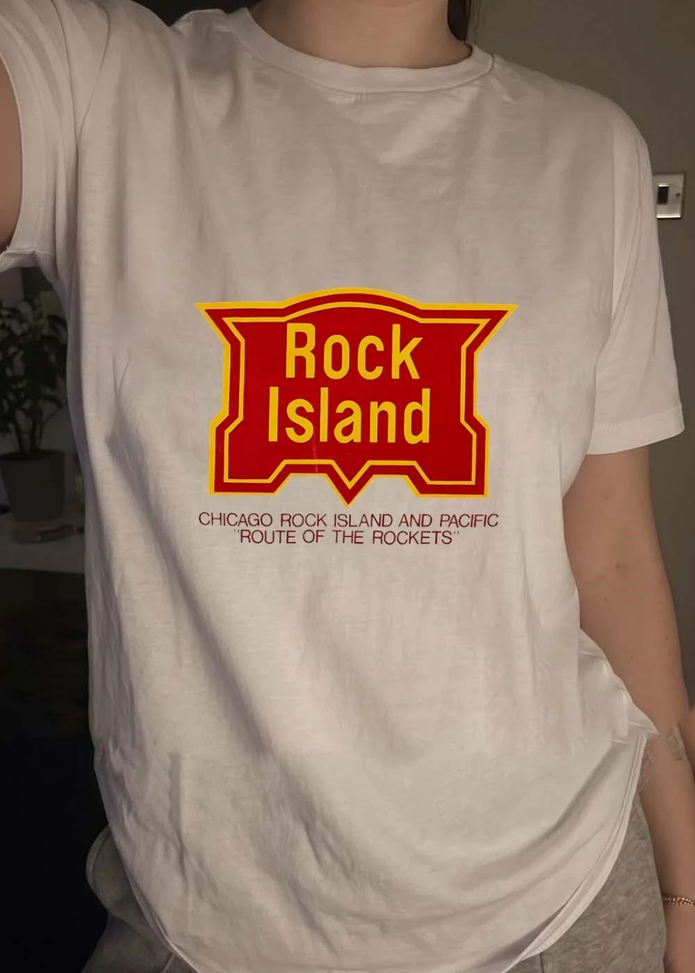 Rock Island Chicago Rock Island and Pacific Route of the Rockets shirt