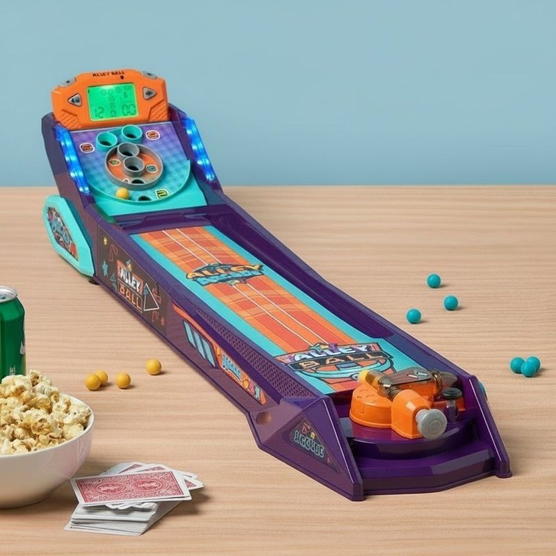 Electronic Alley Arcade Game – Fun Rolling Action with Lights and Sound