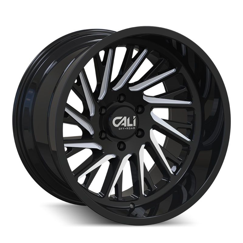 Purge 9114 Gloss Black Milled Wheel 20×10 / 6×139.7 BP / -25mm Offset / 106mm Hub
