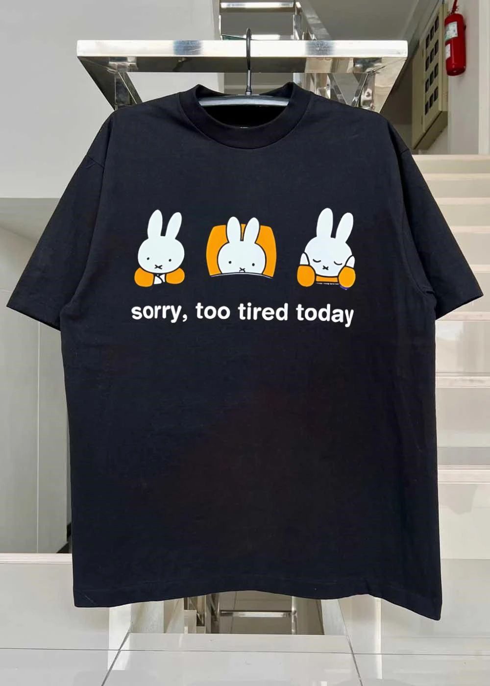 Miffy daisy street sorry too tired today shirt