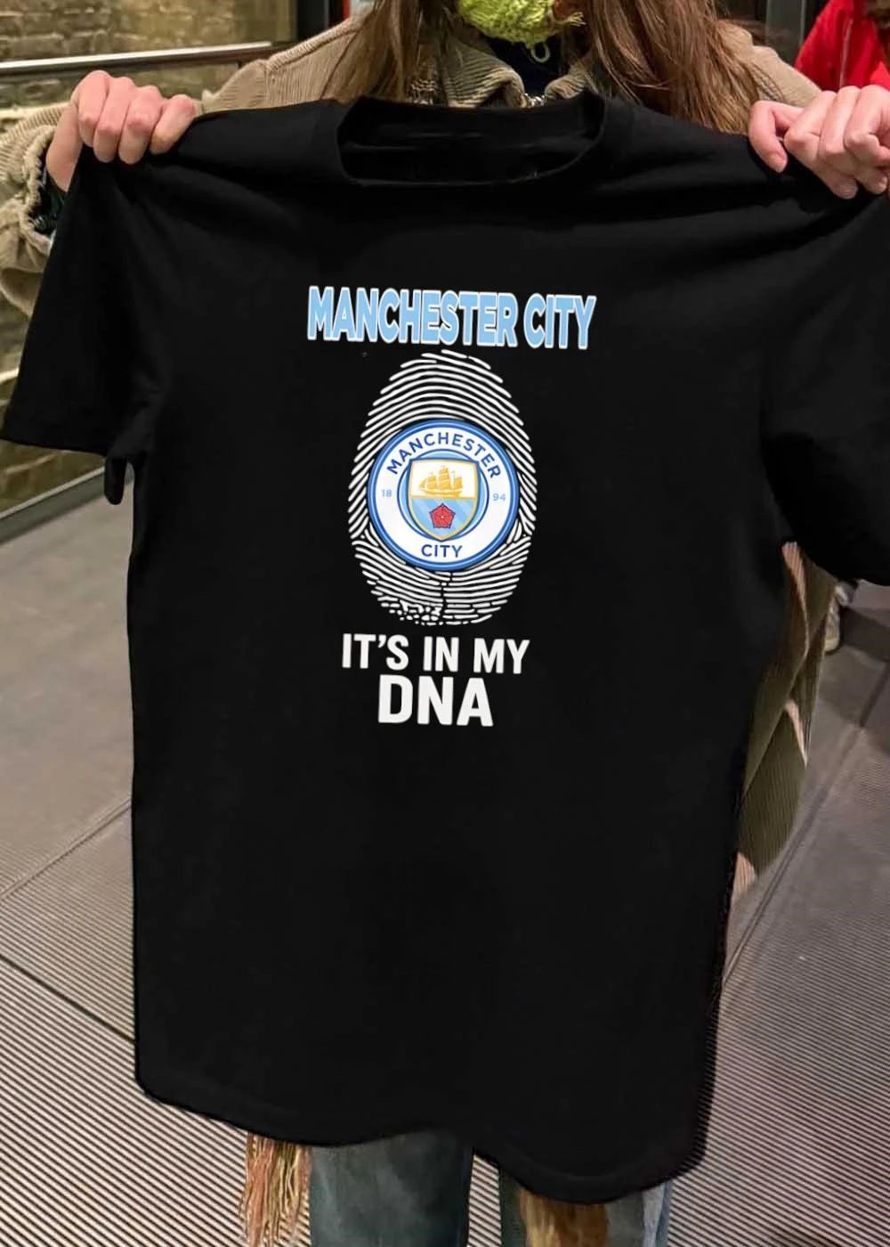 Manchester City It’s In My DNA Fingerprint Football Crest shirt