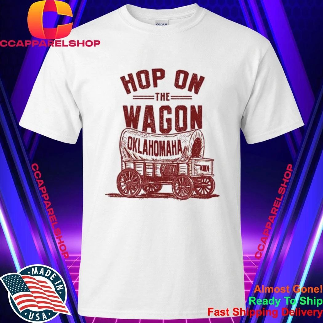 Hop On The Wagon Oklahomaha Pocket Shirt