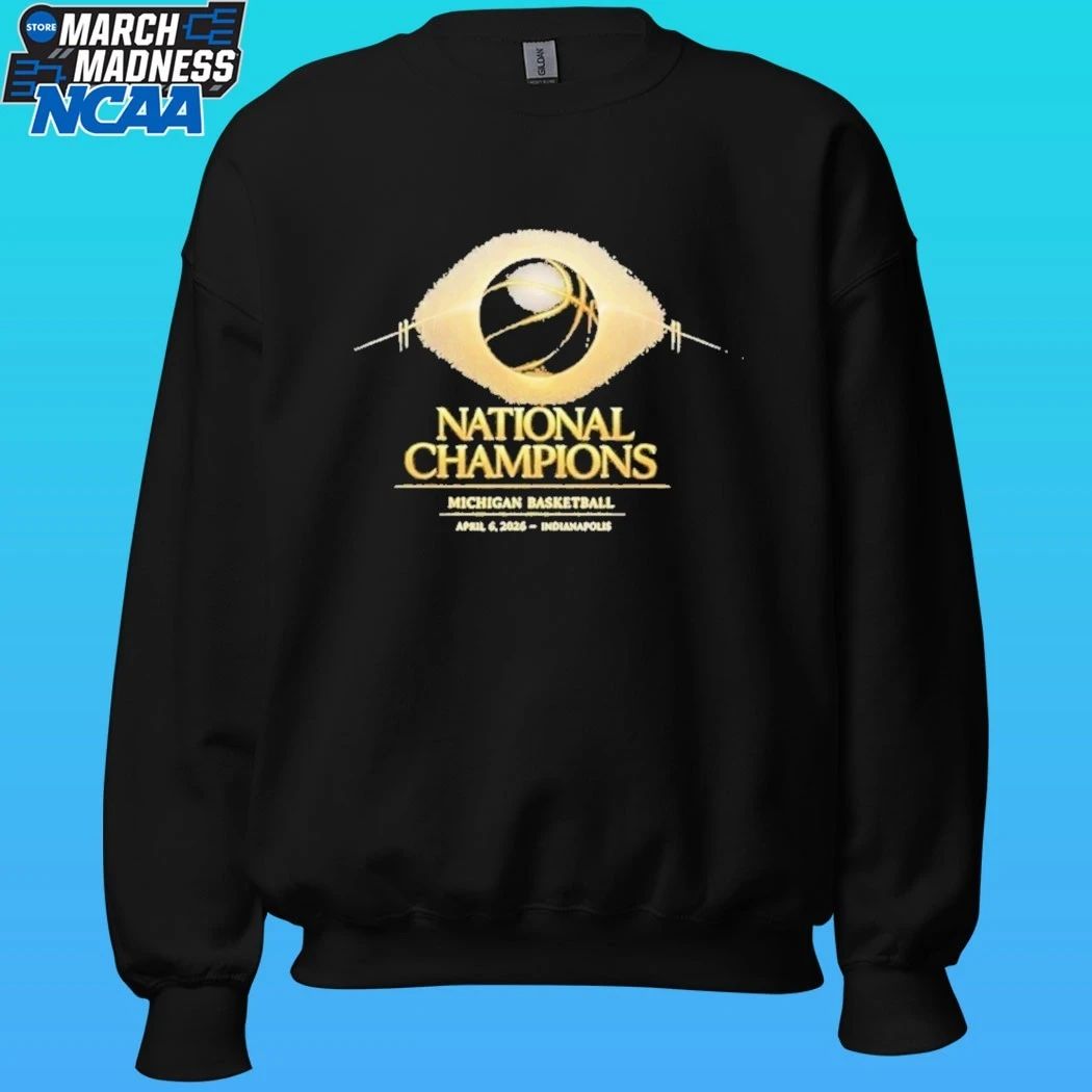 Michigan Wolverines Basketball 2026 National Champions April 6 2026 Indianapolis Shirt