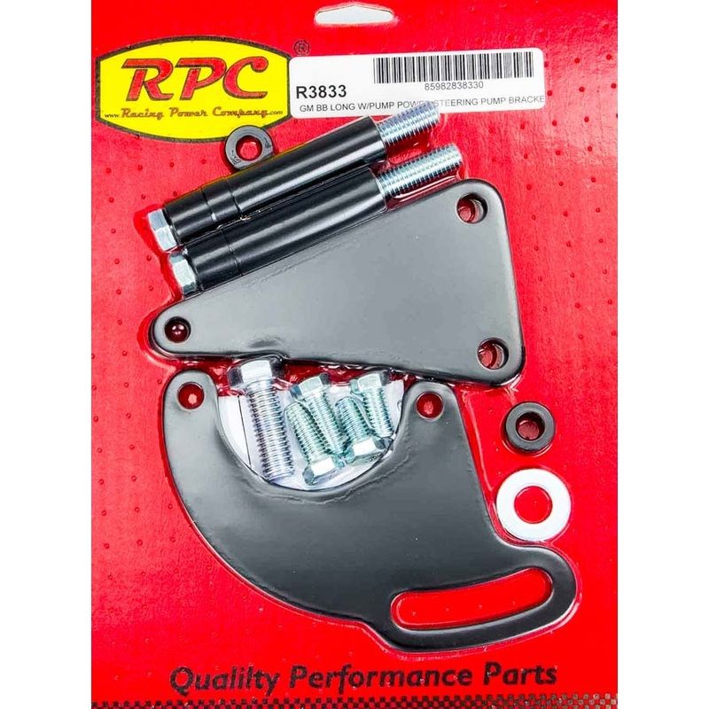 RPC R3833 Bbc Saginaw Power Steer Bracket Lwp Black