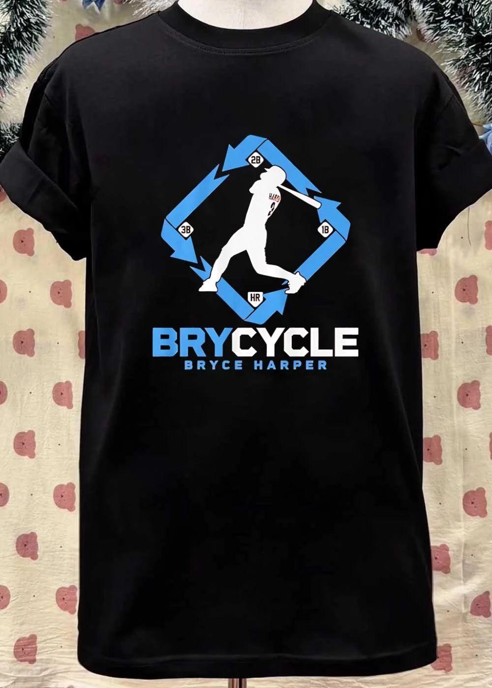 Bryce Harper Brycycle Hitting the Cycle Philadelphia Phillies shirt