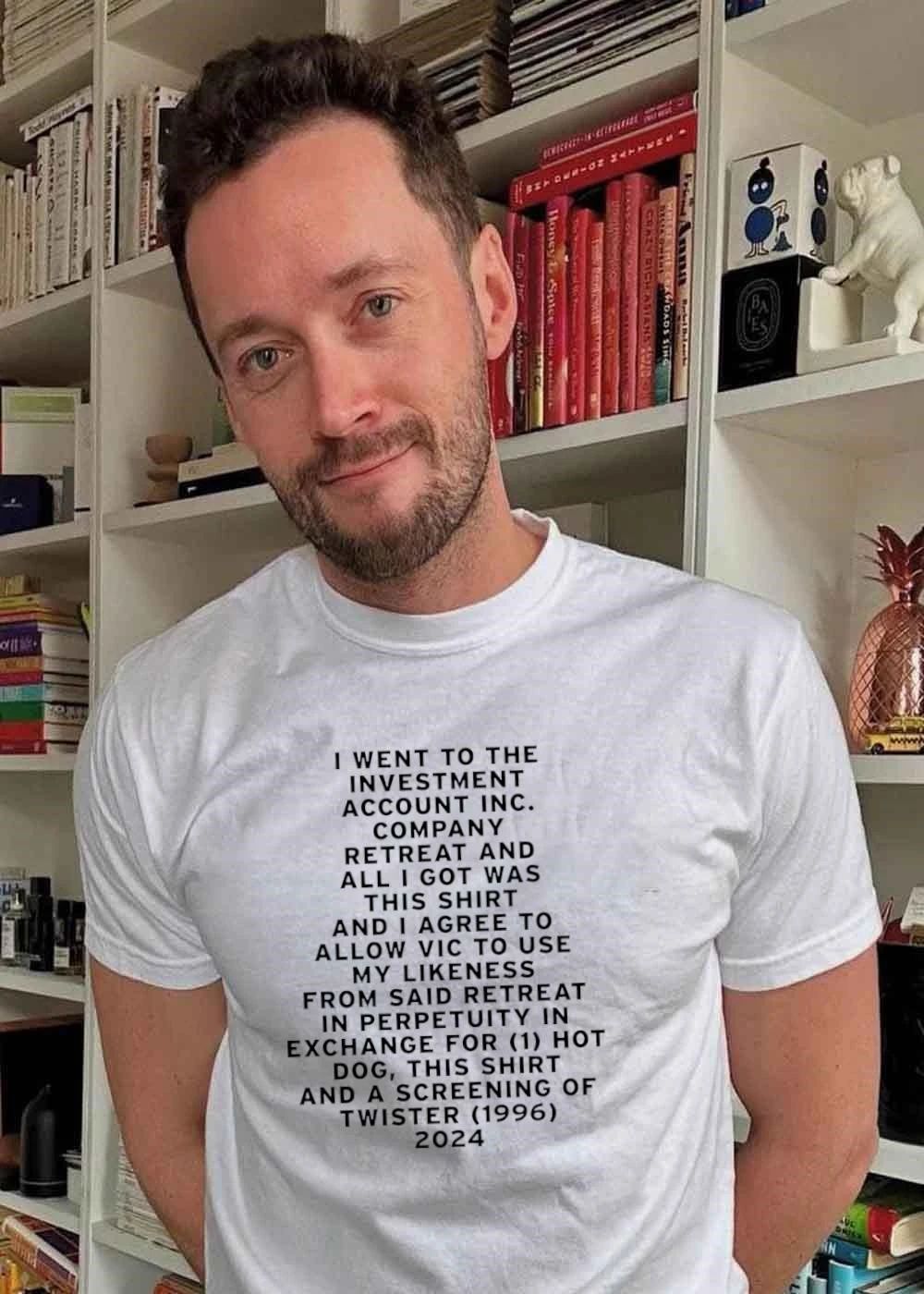 I went to the investment account inc company retreat and all I got was this shirt