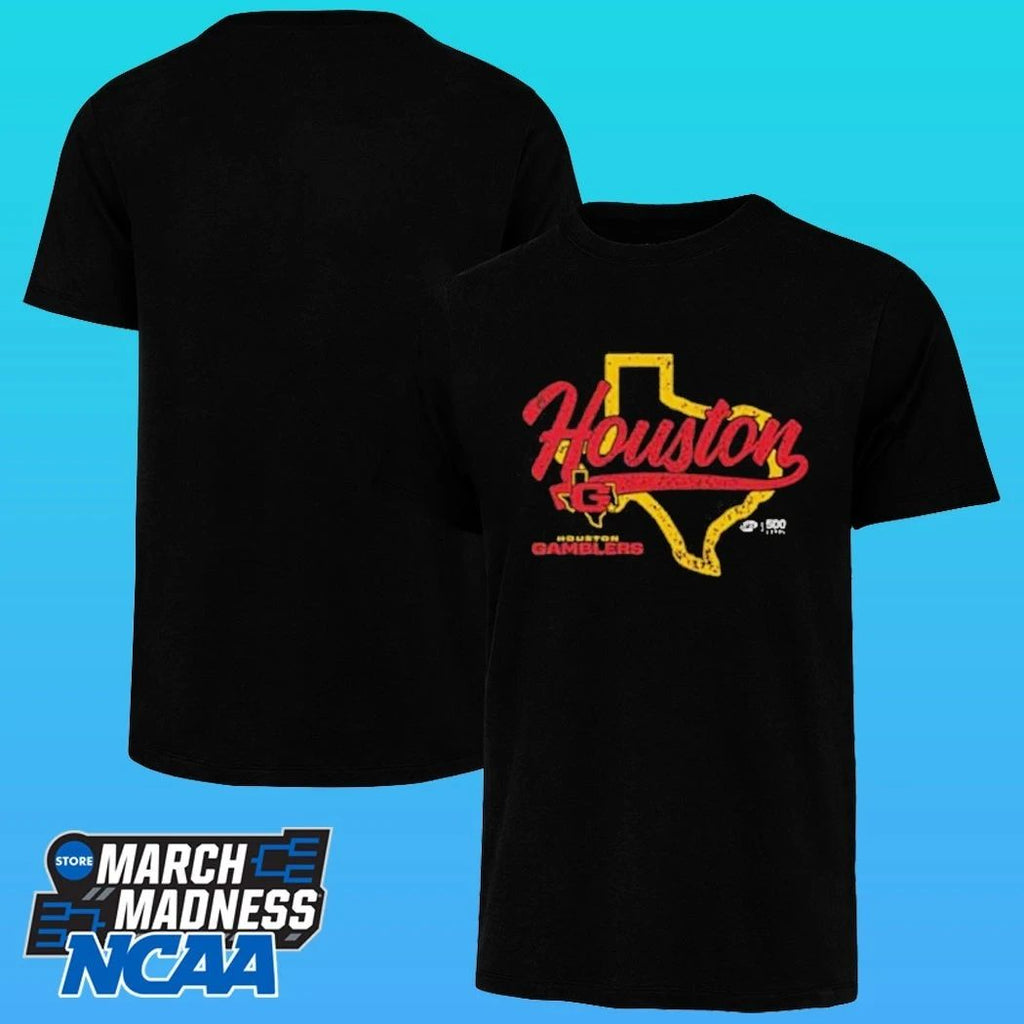 Houston Gamblers State Map Shirt