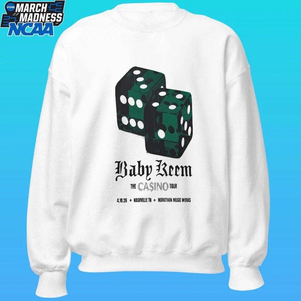 Baby Keem The Casino Tour April 18 2026 Marathon Music Works Nashville Tn Event Gig Poster Shirt