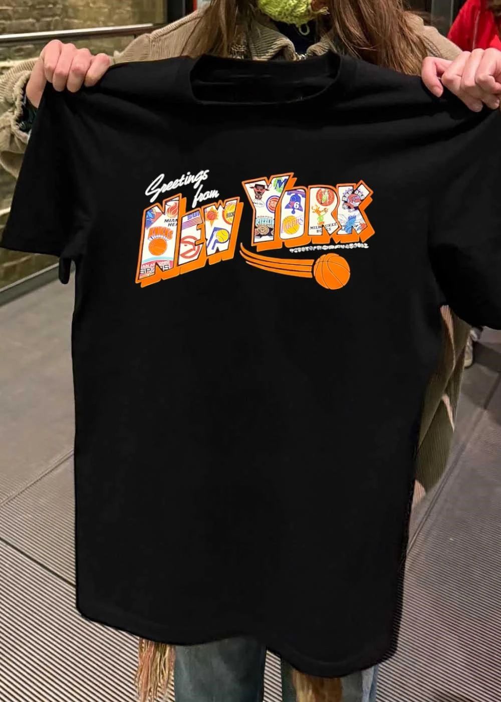 Greetings From New York NBA Teams Vintage Basketball 2026 Season Shirt