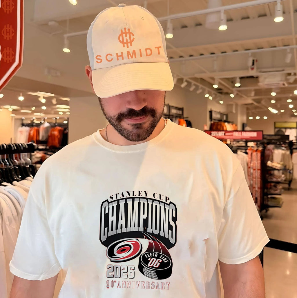Carolina Hurricanes 2026 Stanley Cup Champions 20th Anniversary Puck Graphic shirt