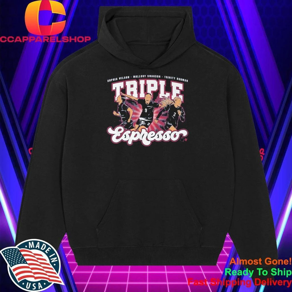 Mallory Swanson, Trinity Rodman, And Sophia Wilson Triple Espresso 2026-27 Shirt
