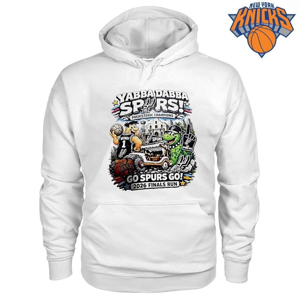 Victor Wembanyama San Antonio Spurs Yabba Dabba Spurs Prehistoric Champions Cartoon Shirt