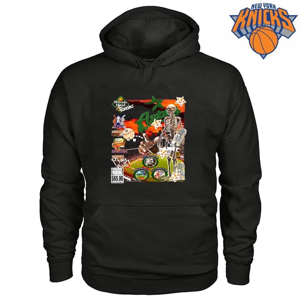 Bootleg Houston Astros World Champions Skeleton Stadium Parking Heavy Graphic Streetwear Shirt