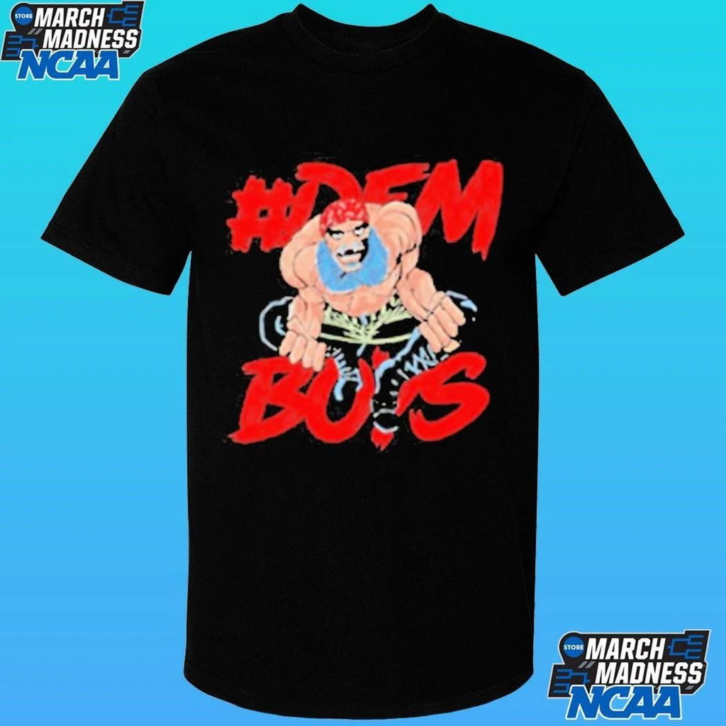 Dem Boys Bearded Muscle Wrestler Red Bandana Shirt
