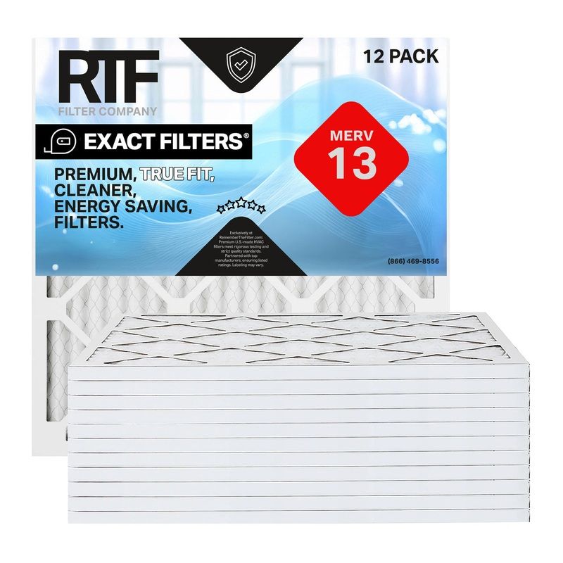 35-1/8x34x1 Exact Filters Pleated MERV 13 (12 pack)