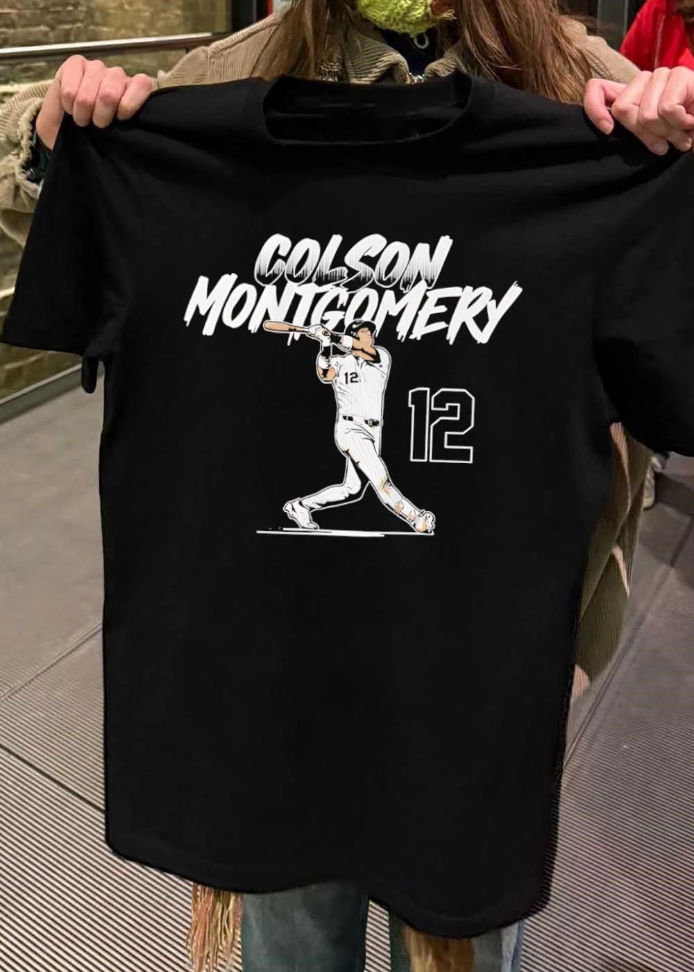 Colson Montgomery MLB Chicago White Sox Player Illustration T-Shirt
