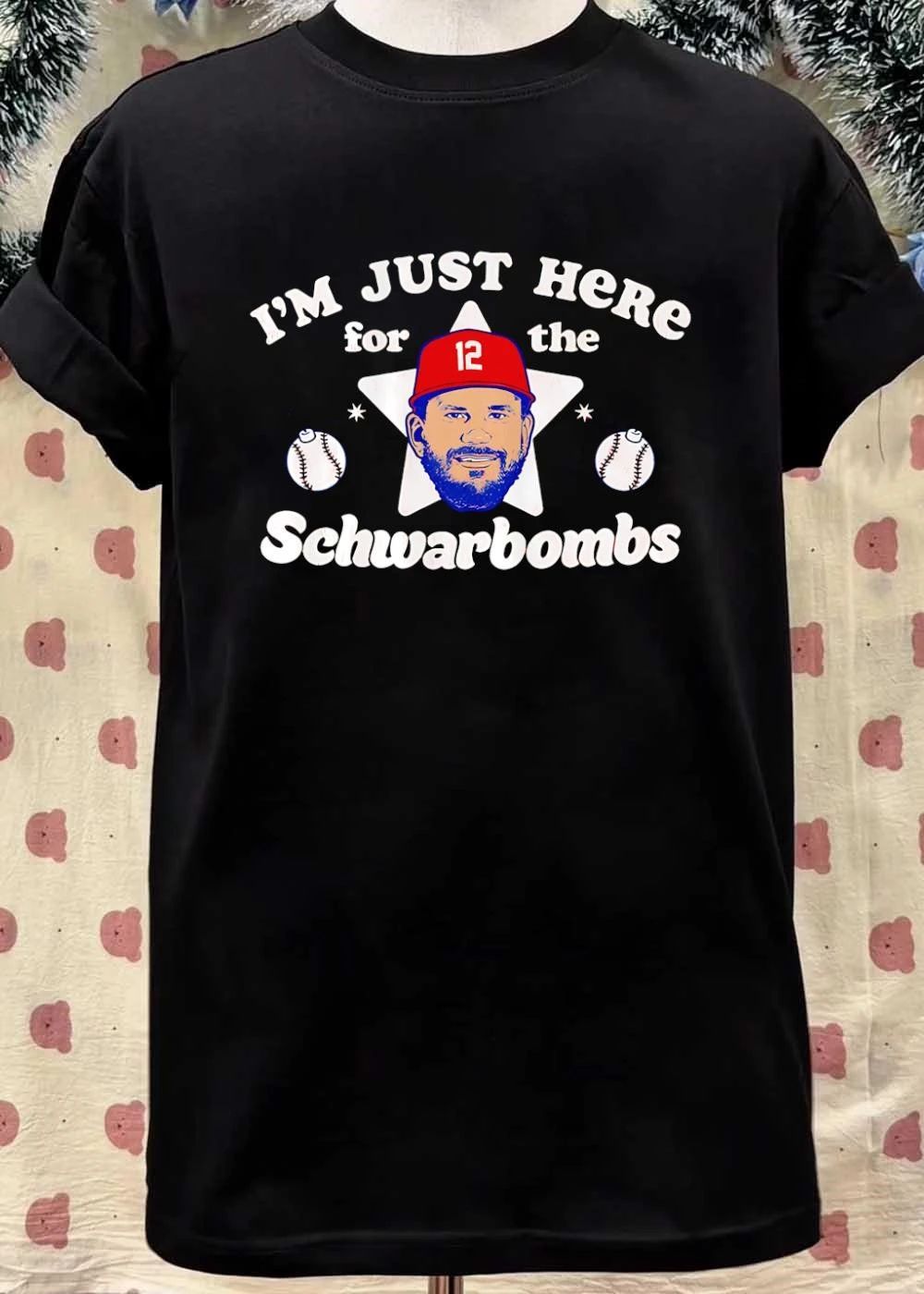 MLB Players Association Kyle Schwarber I’m Just Here for the Schwarbombs shirt