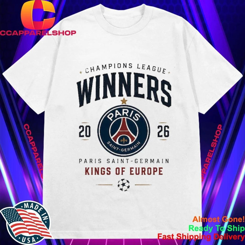 King Of Europe PSG Champions League Winners 2026 Shirt