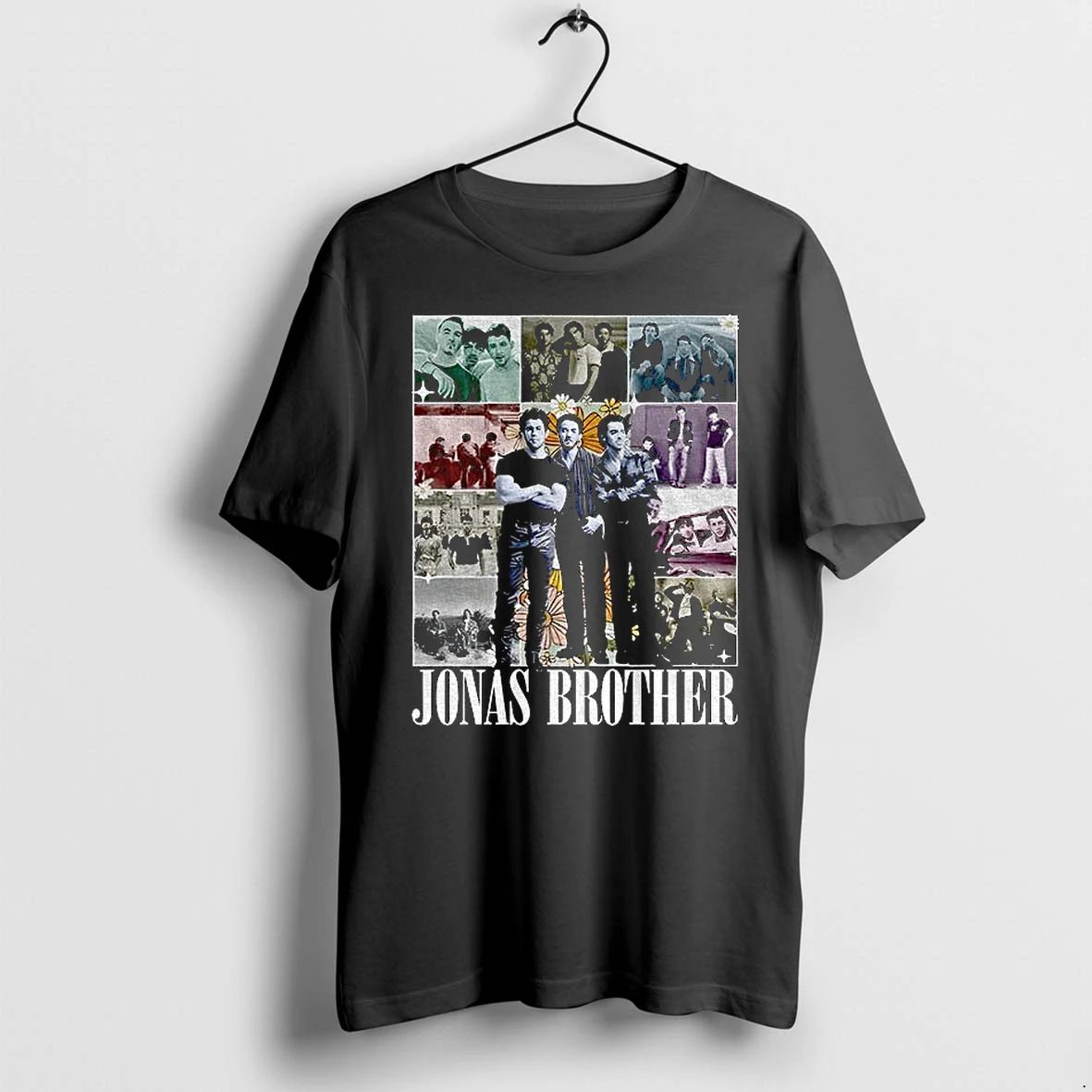 Jonas Brothers Band Collage Graphic Eras Tour Tshirts Sweater