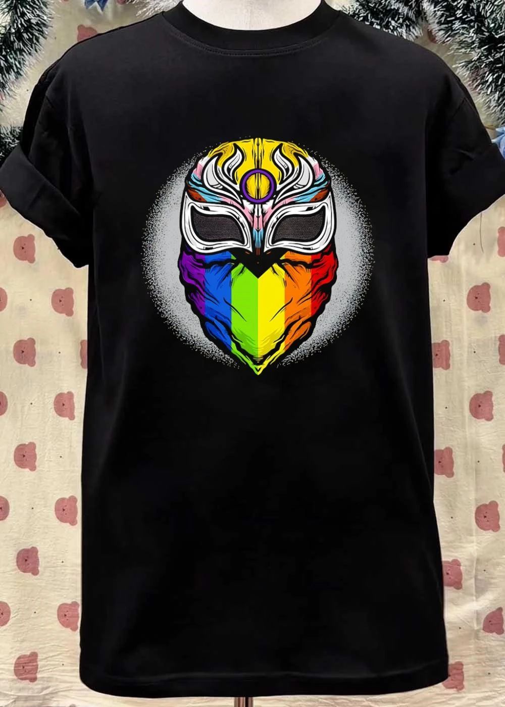 Lucha Pride Mask Pride Luchador Wrestling T-Shirt