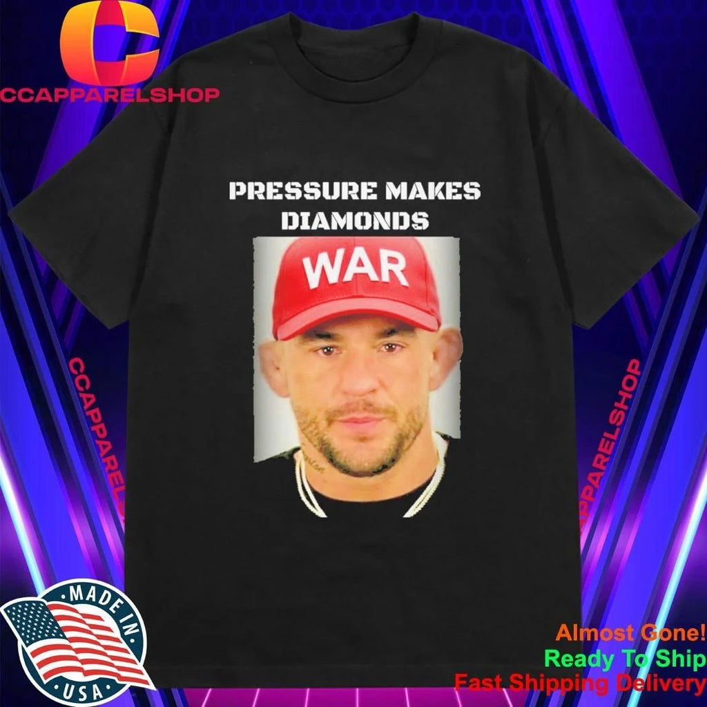 Dustin Poirier Mugshot Pressure Makes Diamonds Shirt