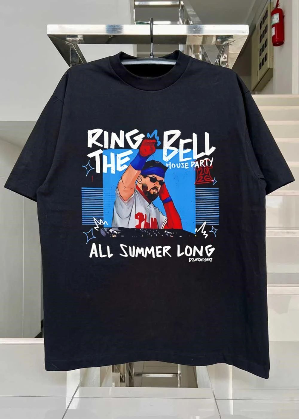 Ring The Bell Phillies 2020 House Party All Summer Long DJ Shirt