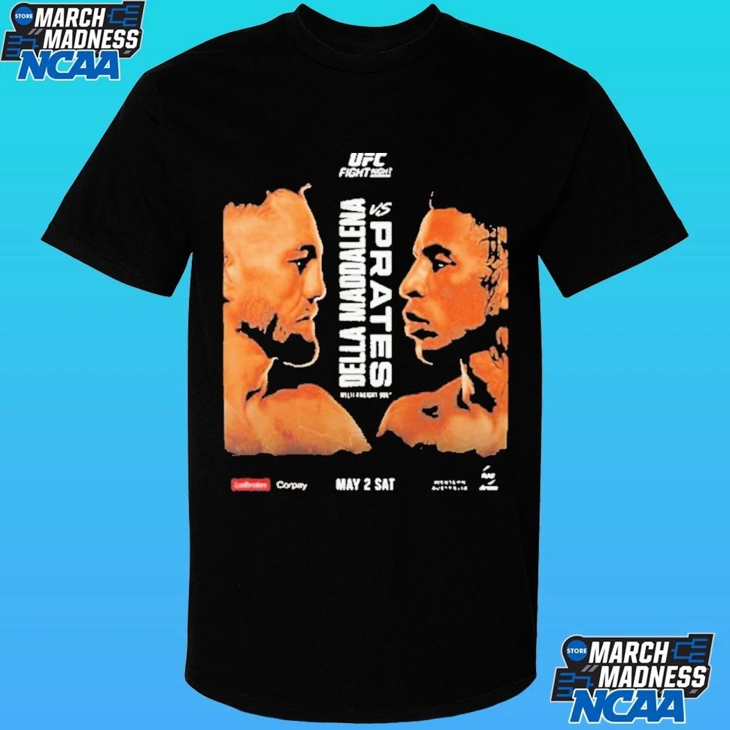 Ufc Fight Night Jack Della Maddalena Vs Carlos Prates Welterweight Bout On May 2 2026 Ufc Australia N New Zealand Shirt