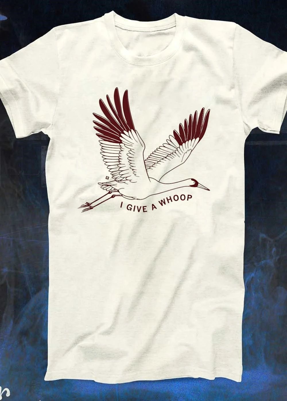 I Give a Whoop Whooping Crane Graphic T-Shirt